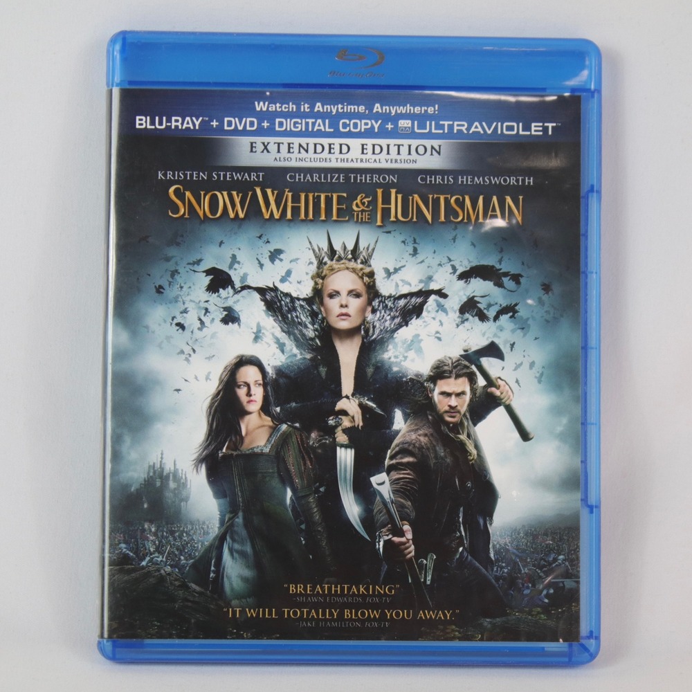 Snow White‎ and the Huntsman Extended Edition Blu-Ray DVD Movie